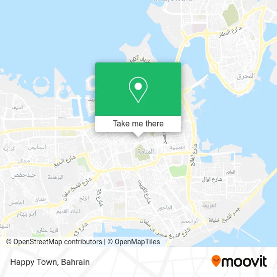 Happy Town map