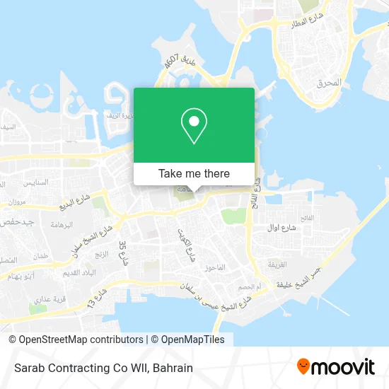Sarab Contracting Co Wll map