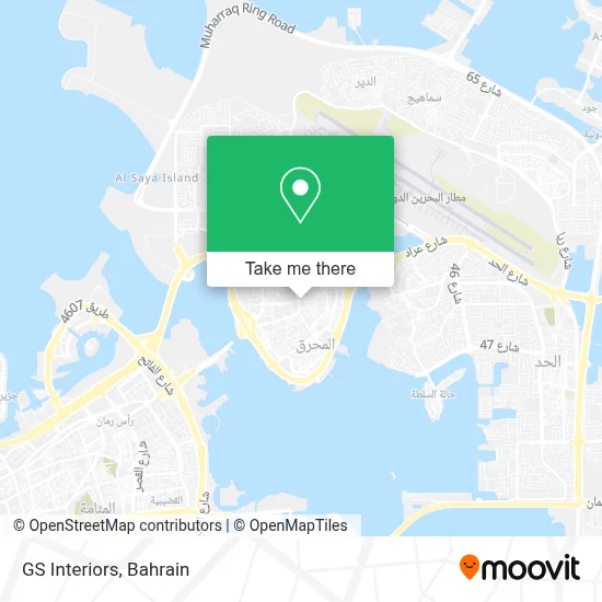 GS Interiors map