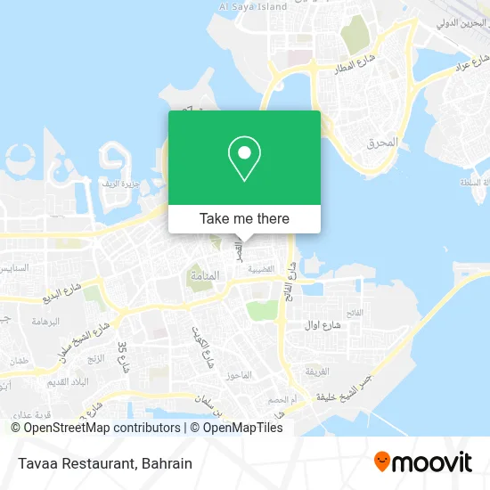 Tavaa Restaurant map