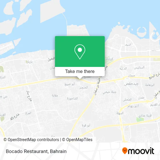 Bocado Restaurant map