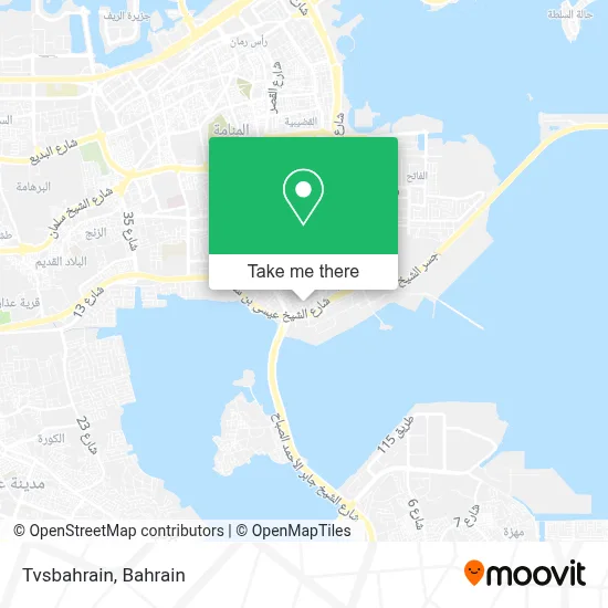 Tvsbahrain map