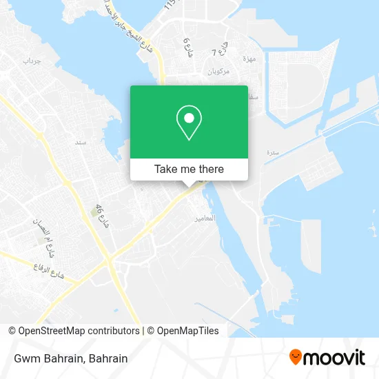 Gwm Bahrain map