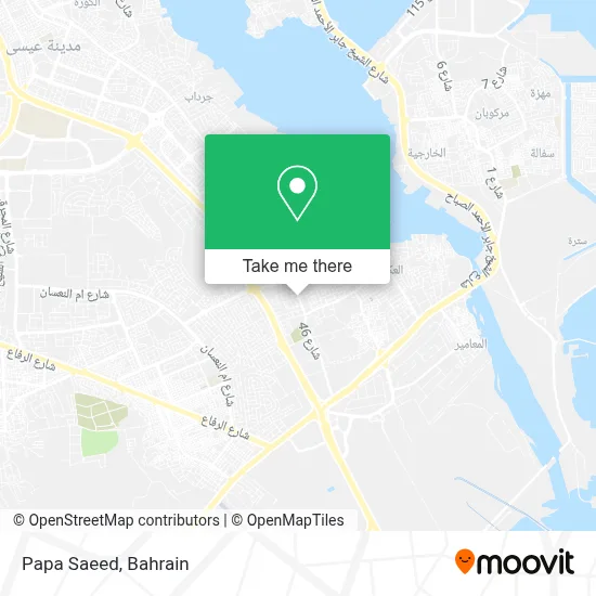 Papa Saeed map
