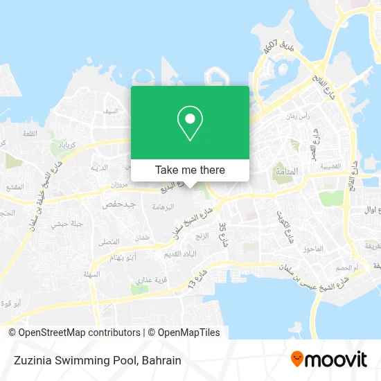 Zuzinia Swimming Pool map