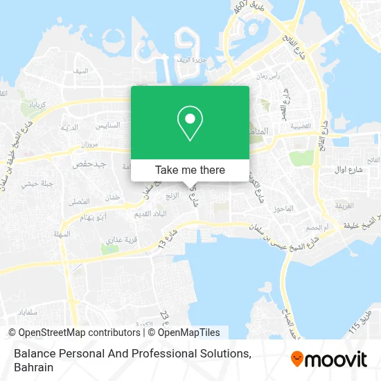 Balance Personal And Professional Solutions map
