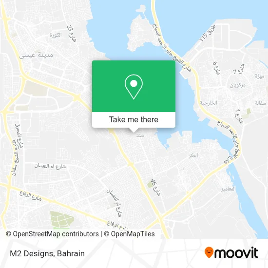 M2 Designs map