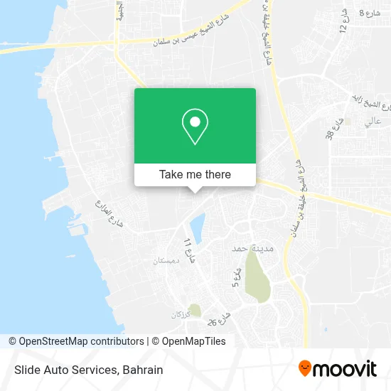 Slide Auto Services map