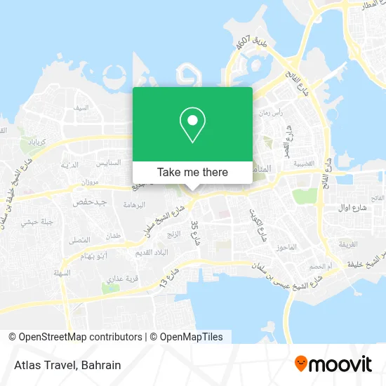 Atlas Travel map