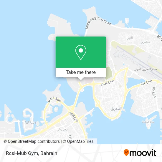 Rcsi-Mub Gym map