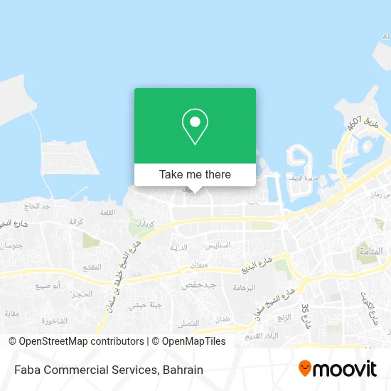 Faba Commercial Services map