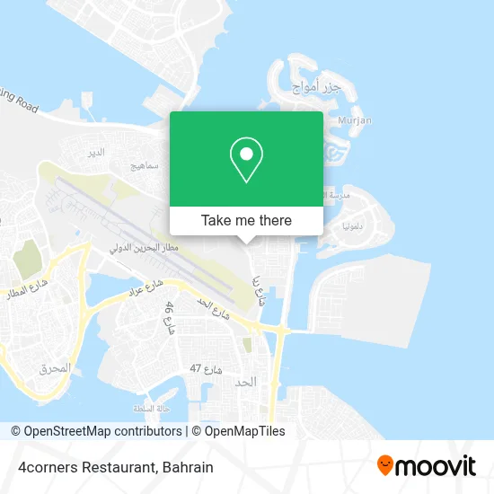 4corners Restaurant map