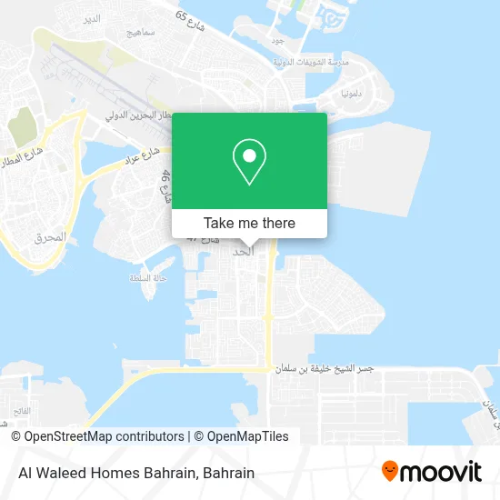 Al Waleed Homes Bahrain map