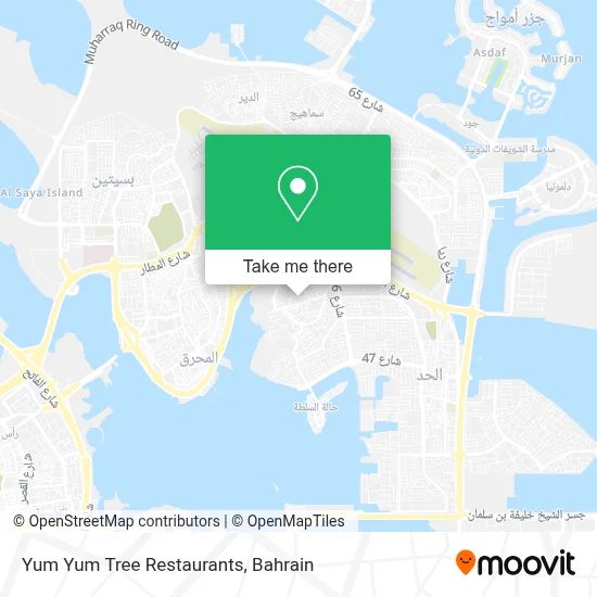 Yum Yum Tree Restaurants map