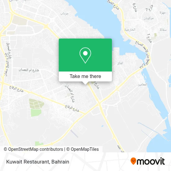 Kuwait Restaurant map