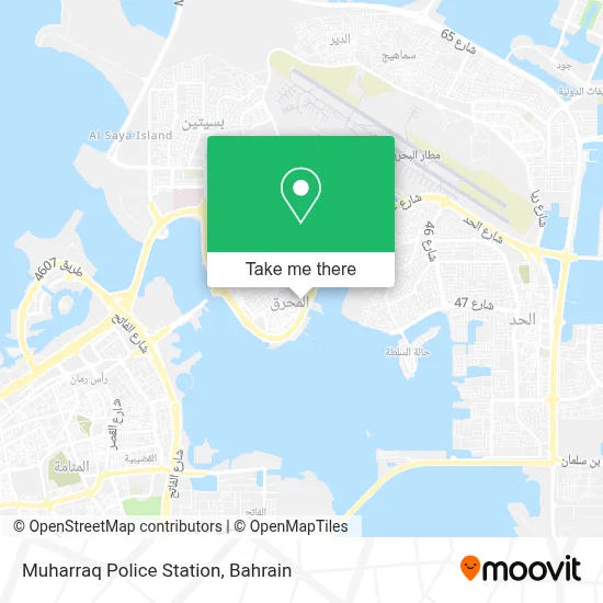 Muharraq Police Station map