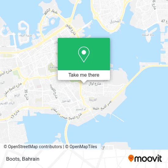 Boots map