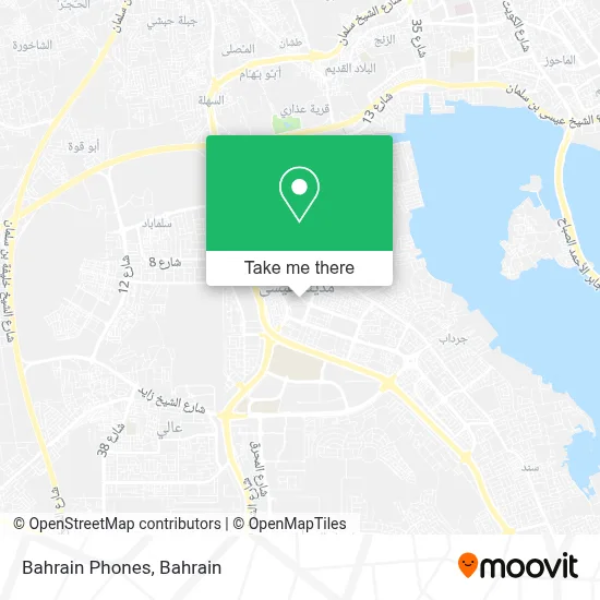 Bahrain Phones map