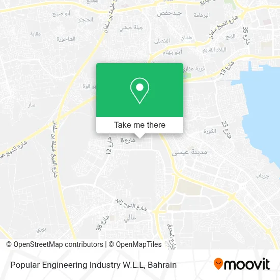 Popular Engineering Industry W.L.L map