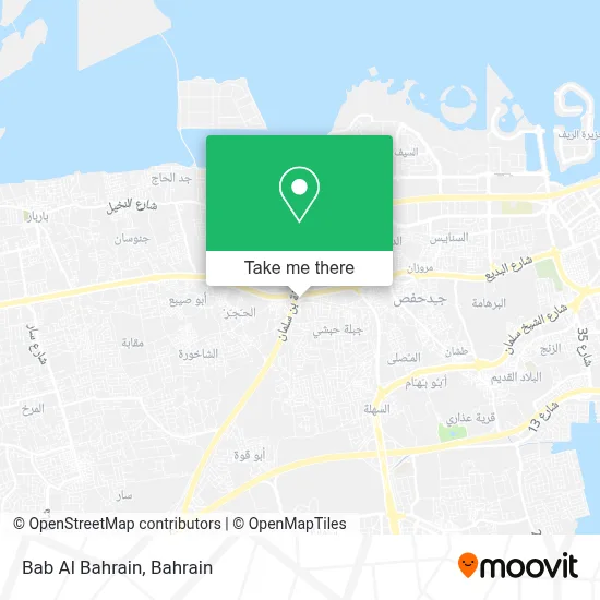 Bab Al Bahrain map