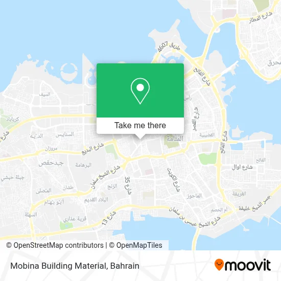 Mobina Building Material map