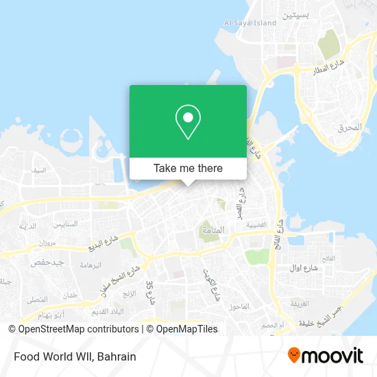Food World Wll map