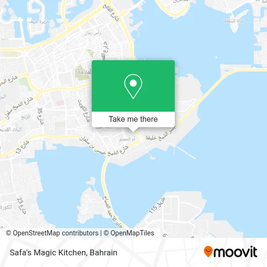 Safa's Magic Kitchen map