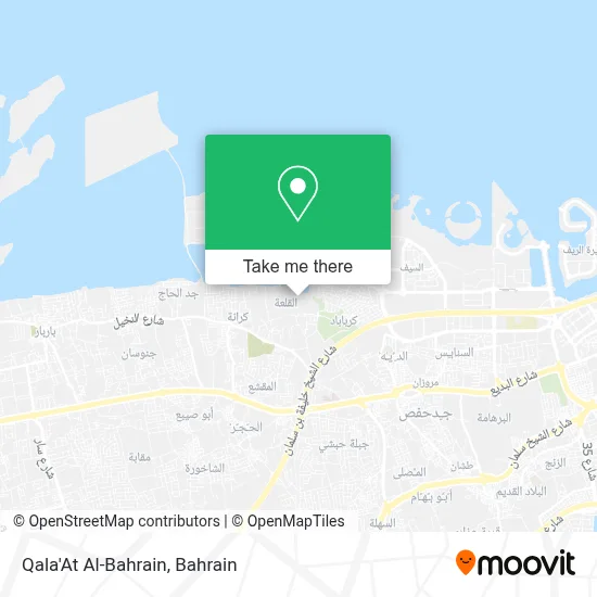 Qala'At Al-Bahrain map