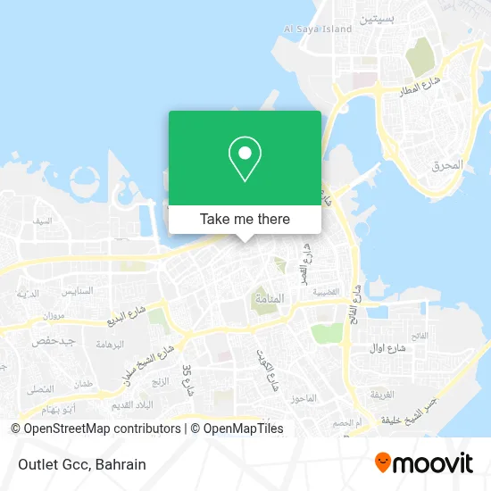 Outlet Gcc map