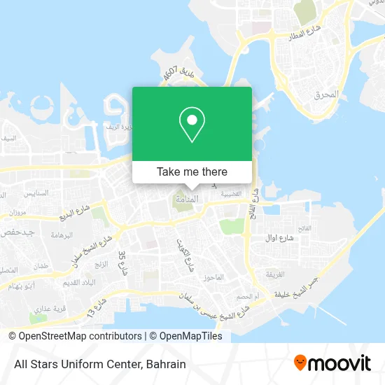 All Stars Uniform Center map