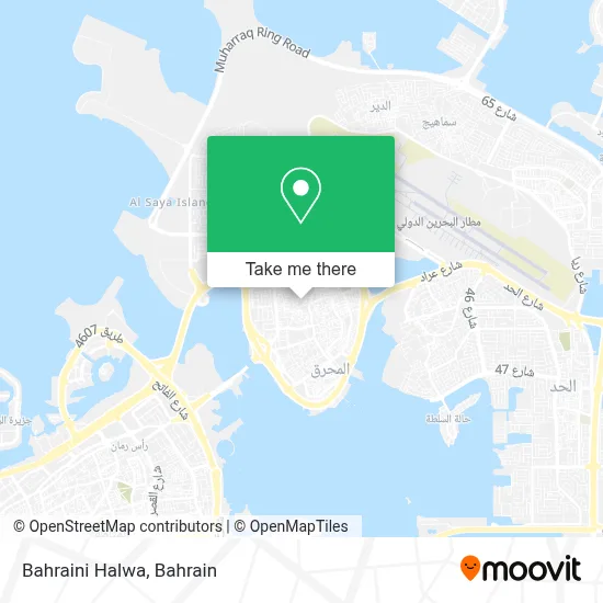 Bahraini Halwa map