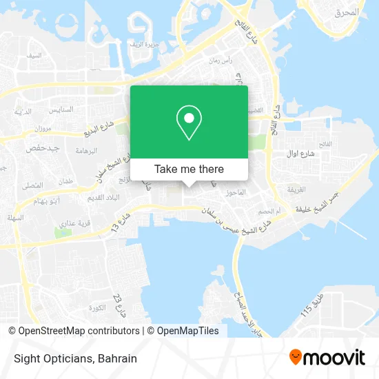 Sight Opticians map