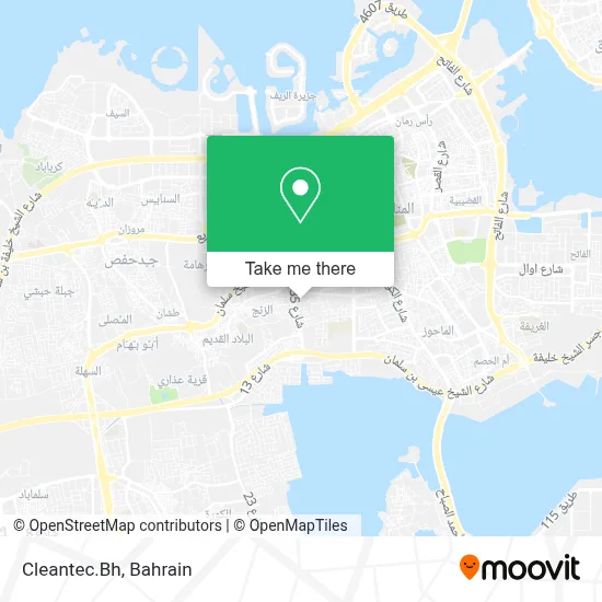 Cleantec.Bh map
