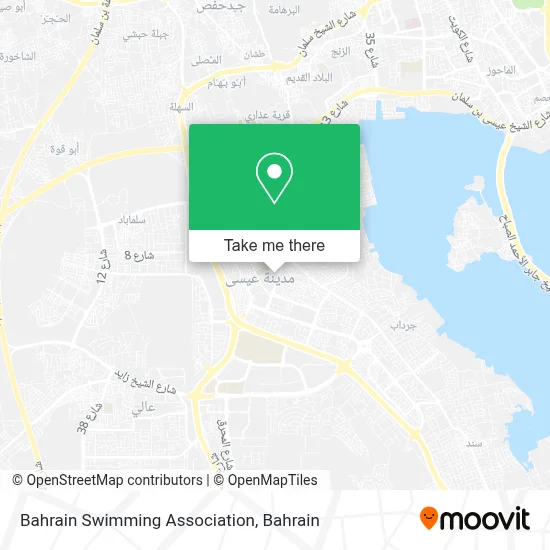 Bahrain Swimming Association map