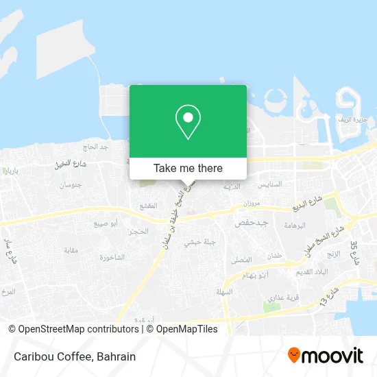 Caribou Coffee map