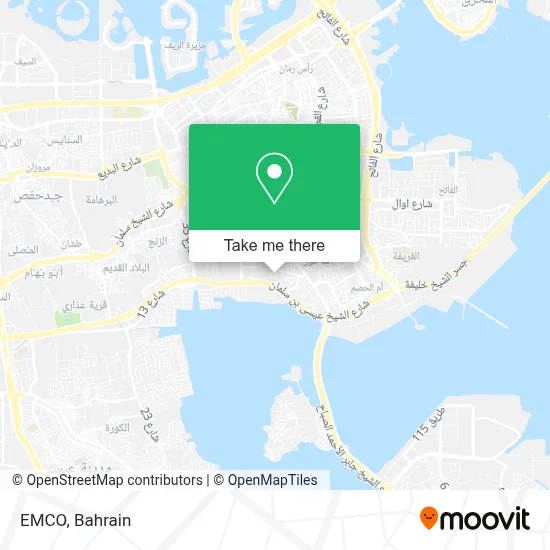 EMCO map