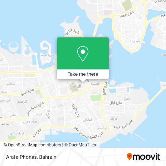 Arafa Phones map