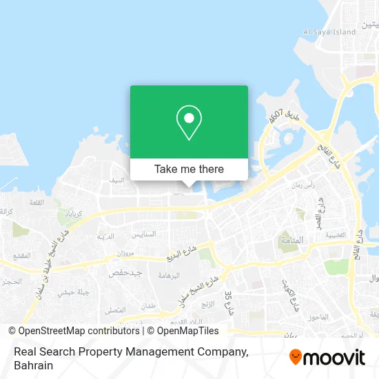 Real Search Property Management Company map