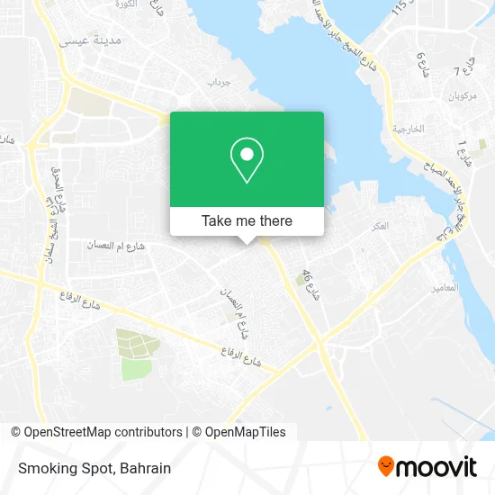 Smoking Spot map