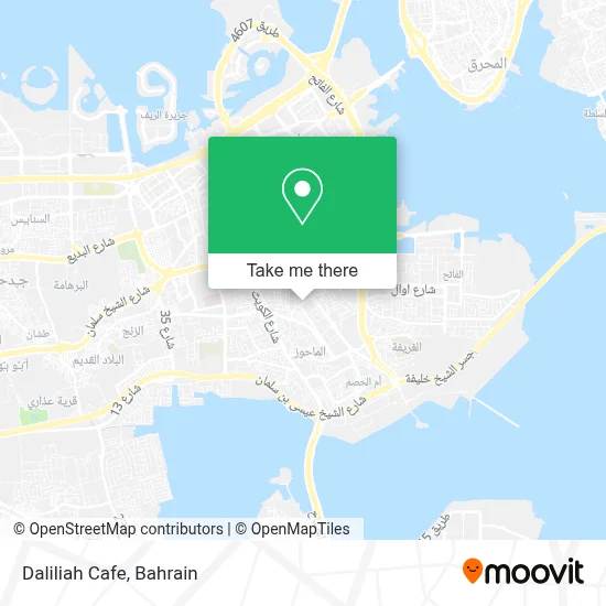 Daliliah Cafe map