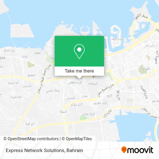 Express Network Solutions map