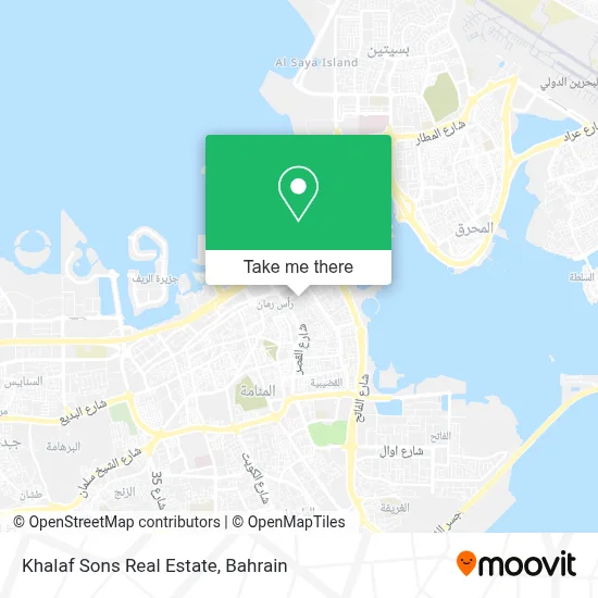 Khalaf Sons Real Estate map
