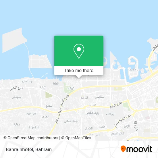 Bahrainhotel map