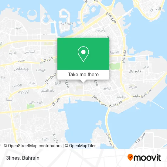 3lines map