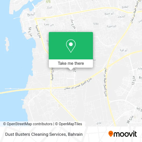 Dust Busters Cleaning Services map