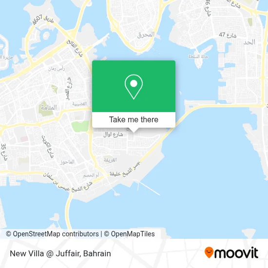 New Villa @ Juffair map