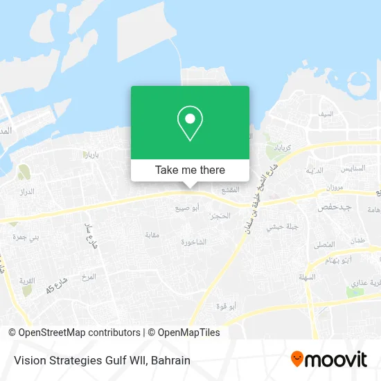 Vision Strategies Gulf Wll map