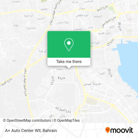 A+ Auto Center Wll map