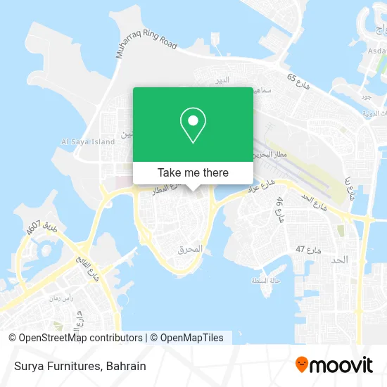Surya Furnitures map