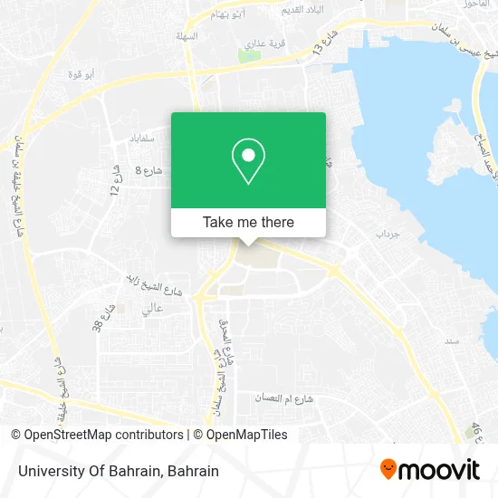 University Of Bahrain map